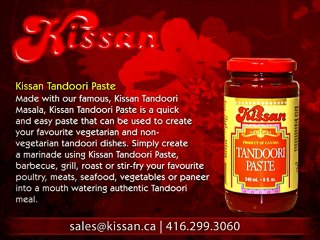 Kissan.ca Tandoori Paste | Authentic East Indian Spices Oils Dairy Products