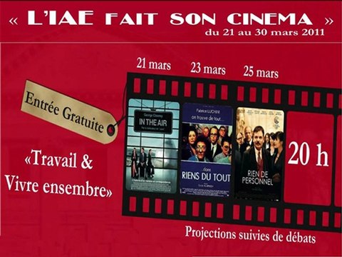 Festival du Printemps de Lille : l'IAE fait son cinéma