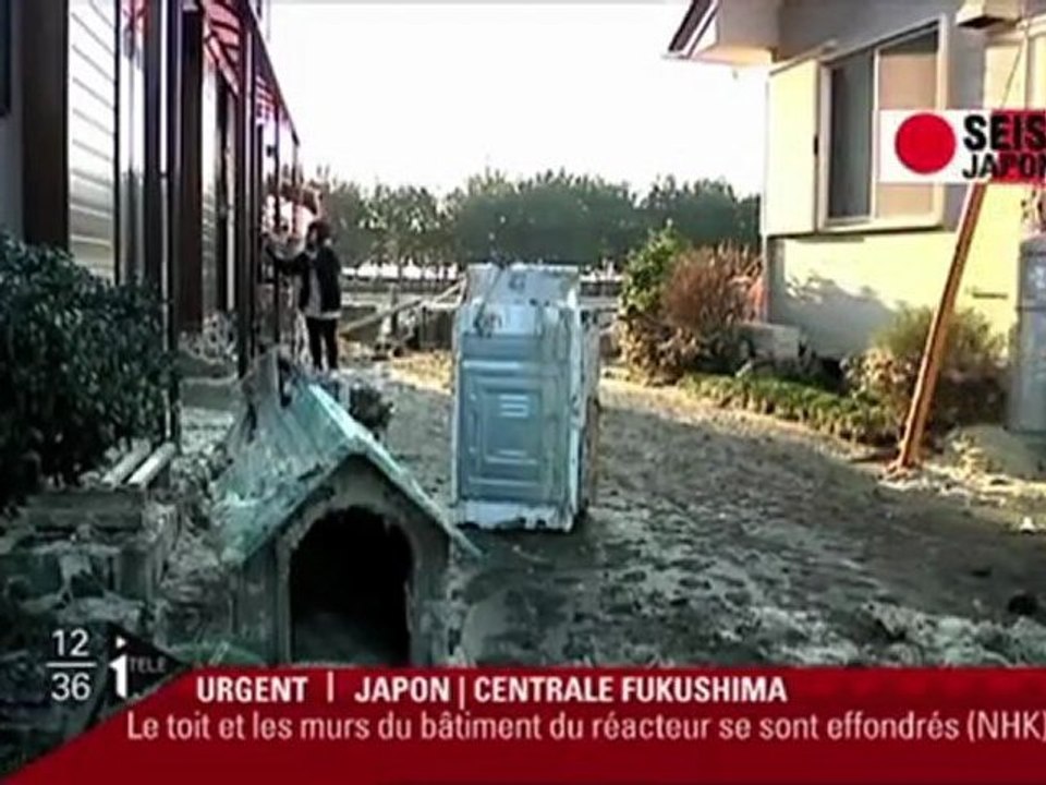 Le Japon dans les décombres et le chaos après le séisme