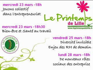 Festival du Printemps de Lille : les Universités du Printemps
