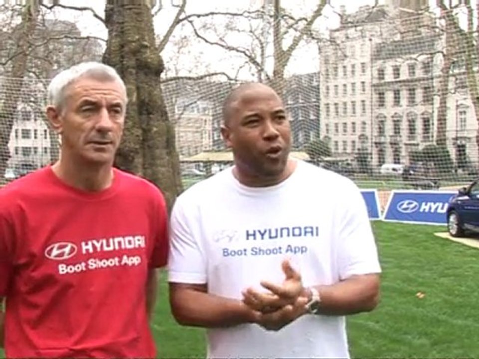 Ian Rush and John Barnes on Wales v England
