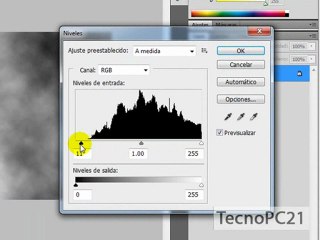 efecto photoshop rayo