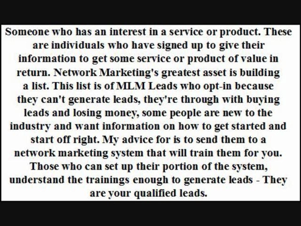 What Are MLM Leads|Lead Generation|Lead Attraction|Referral Marketing|MLM Prospects|MLM Recruiting