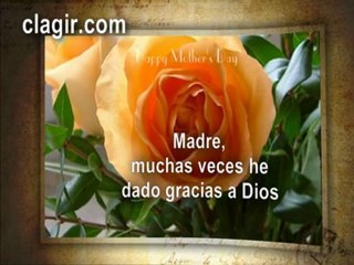En el dia de las madres amor y alegría
