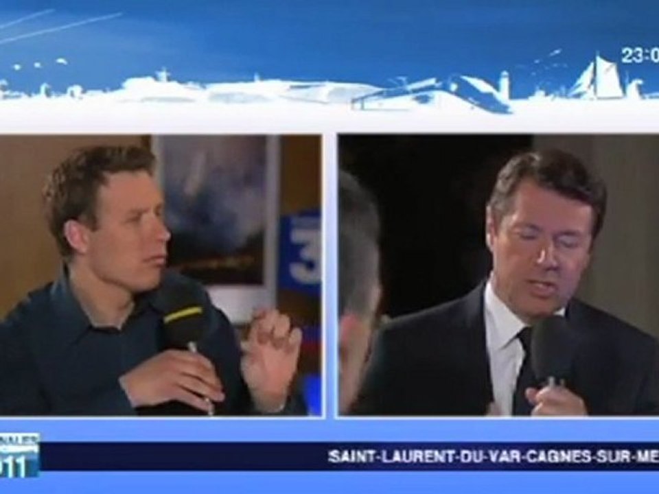 Christian ESTROSI  Cantonales 2011 résultats 1er Tour