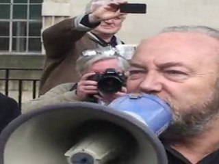 George Galloway - Emergency Protest - Stop the Bombing ...