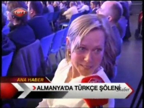 9.Türkçe Olimpiyatı Almanya şöleni TRT