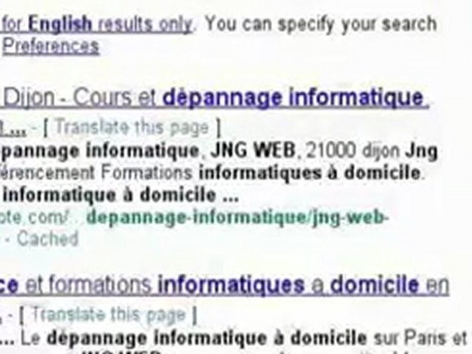 JNG WEB sur le web
