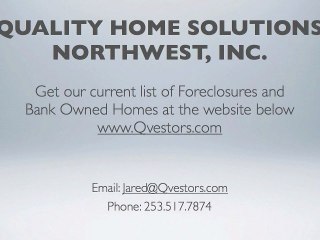 Rehab Projects in Milton Washington