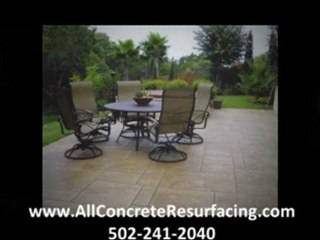 Custom Concrete Overlay Louisville KY Concrete Designs