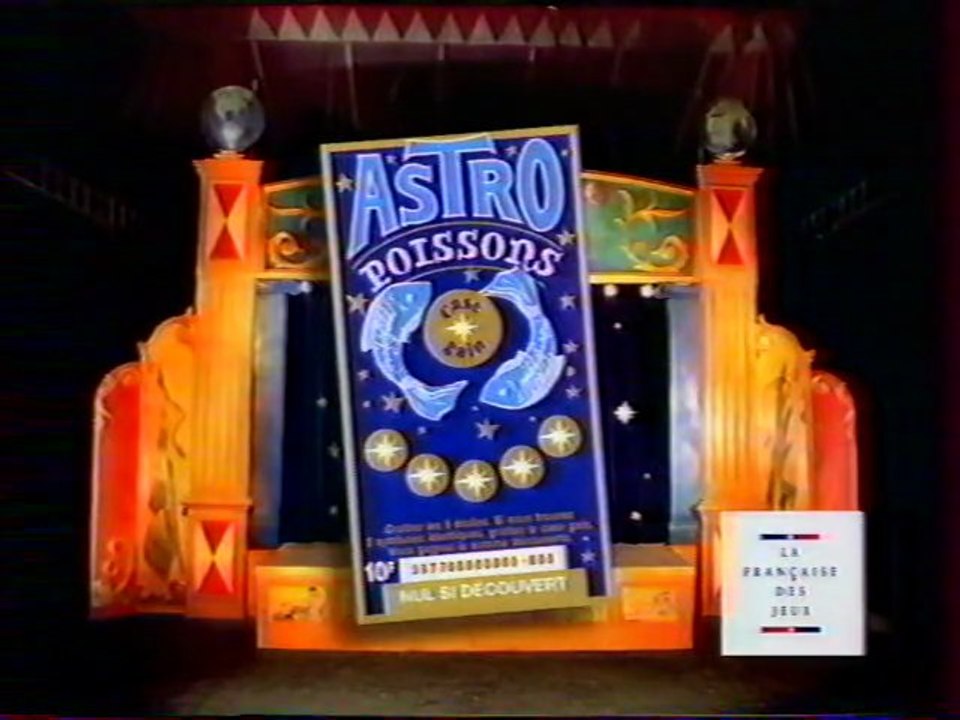 Publicité Astro Francais des jeux 1997