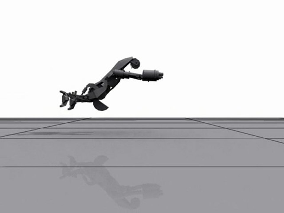 MOTOSQUELETTE 3D 4000 TRIANGLES LEFT VIEW