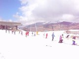 début des cours de ski