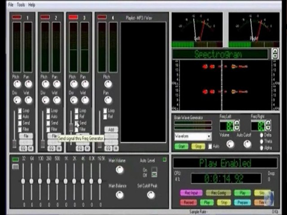 Details on evaluating silent subliminal audio messages decoded from "digital healing"