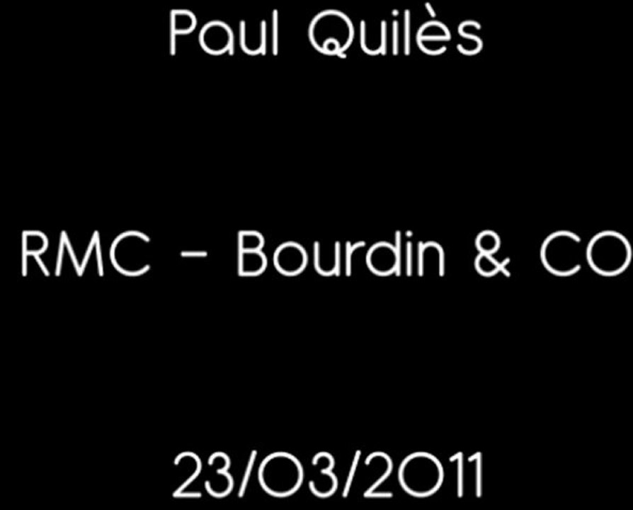 Paul Quilès - Bourdin & Co (RMC) - 23/03/2011