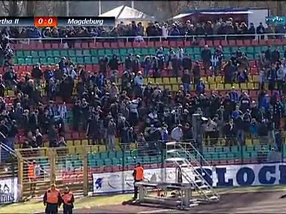 25. Spieltag Hertha BSC II gegen 1. FC Magdeburg