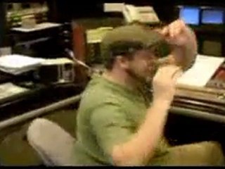 He Really Loves His Job