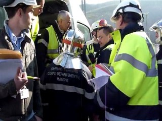 Exercice de déploiement du plan d'urgence interne de la centrale EDF de Flamanville