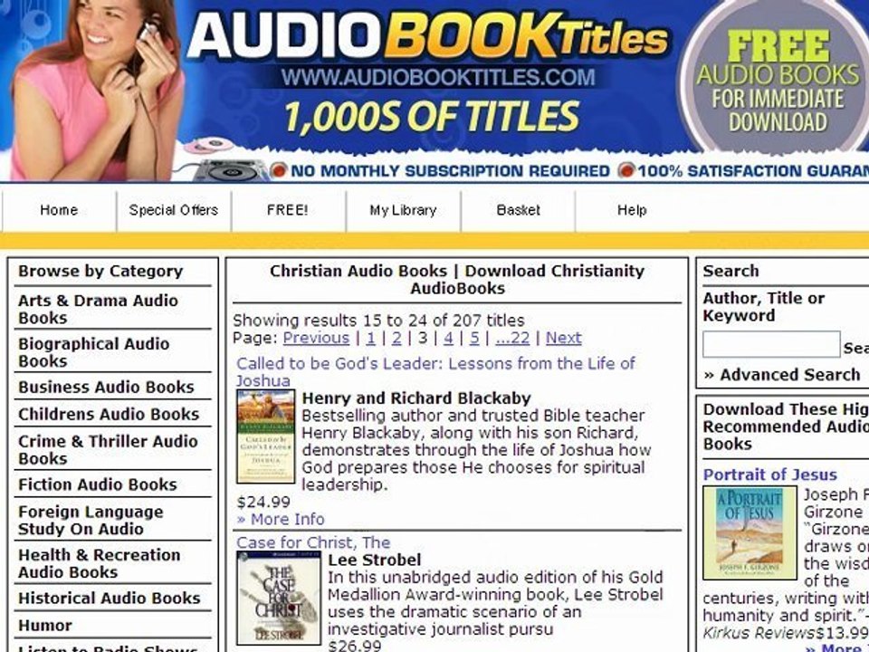 Christian Audio Books