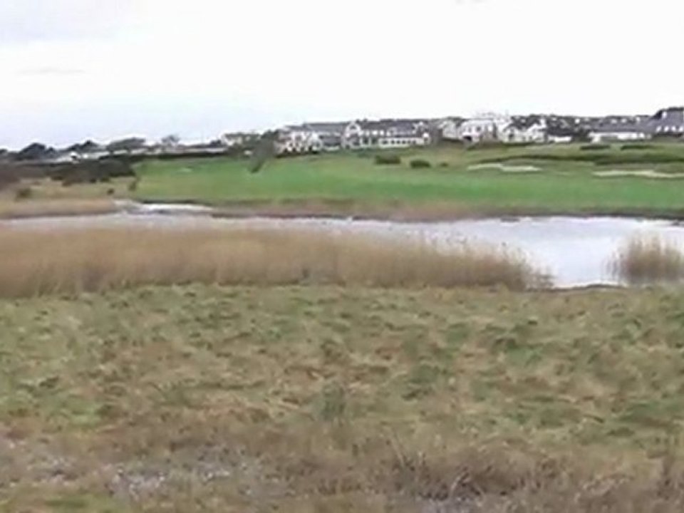 Der Strand von Salthill, Galway, Irland im Winter