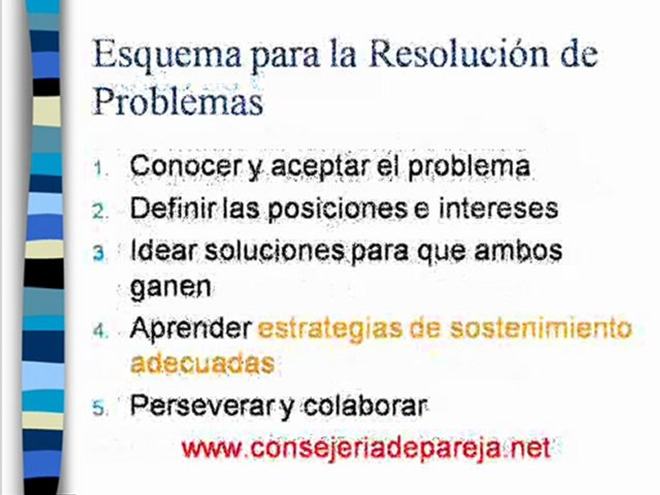 Resolver Problemas de Pareja