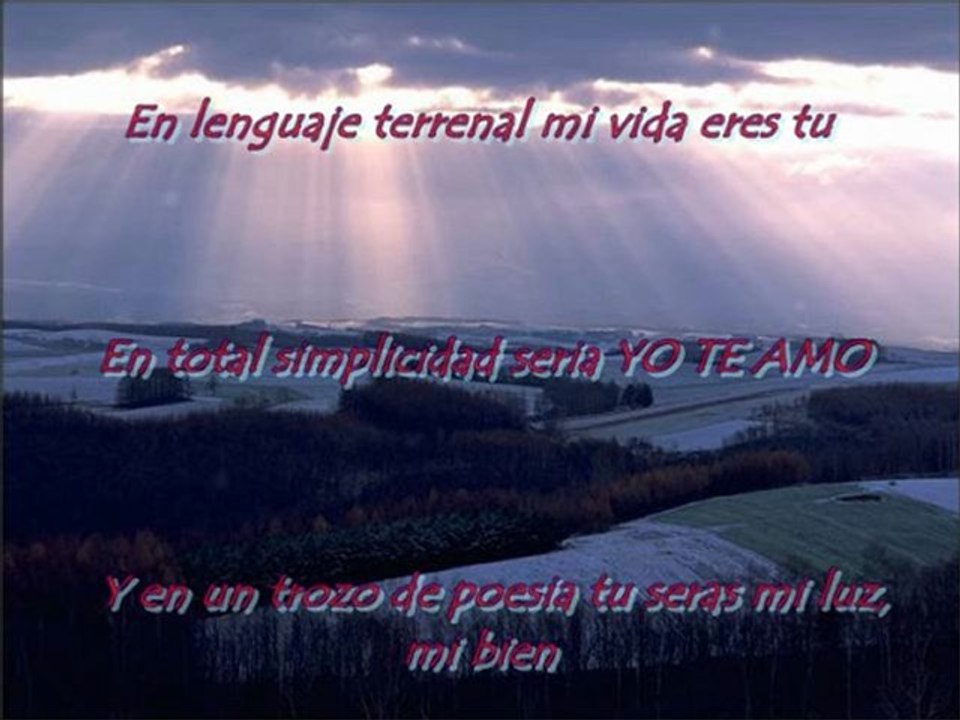 Yo te amo...