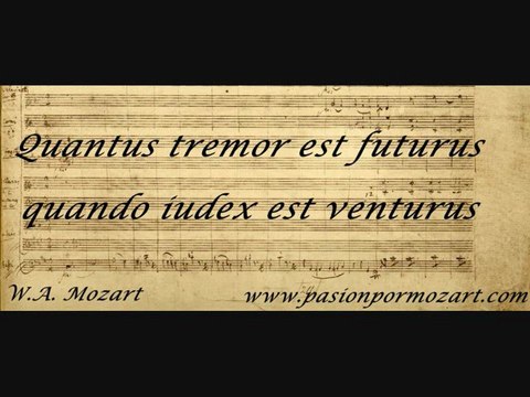 Dies irae. W.A.Mozart