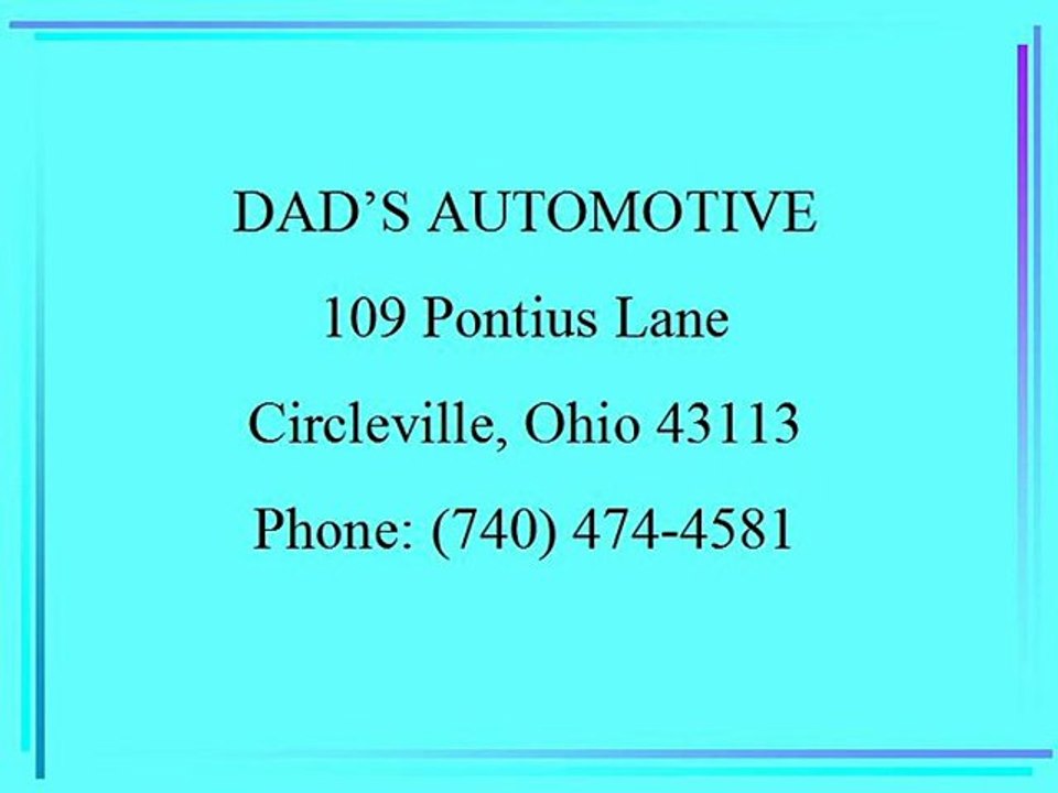 Auto Repair Circleville Ohio