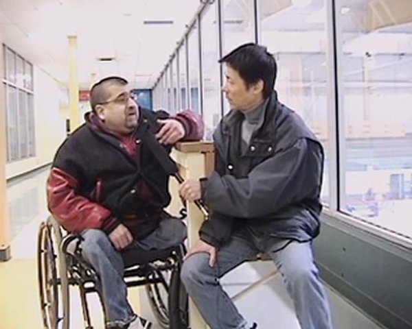 Paralympics Sledge Hockey Wheelchair Athlete – WebTV #43