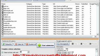 Website Submitter full version 3.0 - easiest semi-automated Web promotion tool