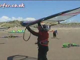 Kitewing Instruction - Picking up your wing