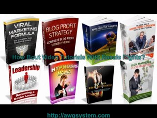 Resell Rights Information Product