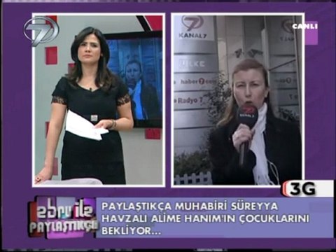 24 Mart 2011 Ebru ile Paylaştıkça Programı 3G Bağlantısı