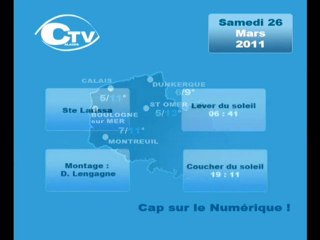 Calaisis TV Météo samedi 260311