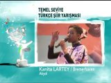 9.Türkçe Olimpiyatı Türkçe şiir Alman finalistler