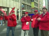 Bruxelles: plusieurs milliers de manifestants contre l'austérité