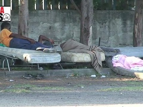 Rosarno cartiera bruciata - 'Fabrica' after the fire of 20/July/2009