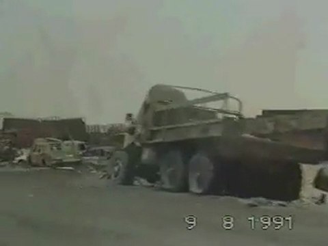 Koweit Aout 1991 - Autoroute de la Mort