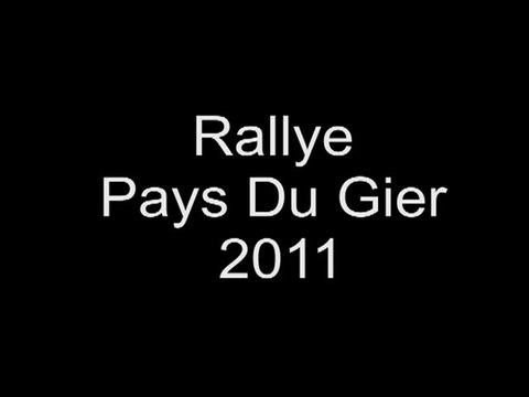 Rallye pays du gier Jour 1