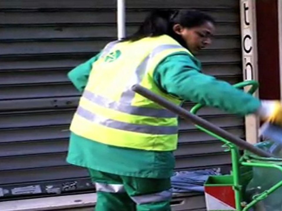 Katty : femme éboueur