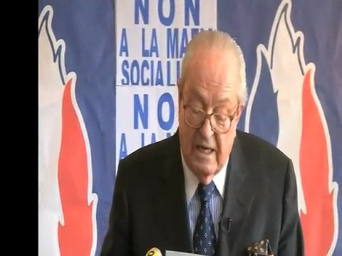 Jean-Marie Le Pen : pour le FN, les quatre premier départements français sont en Provence-Alpes-Côte d'Azur