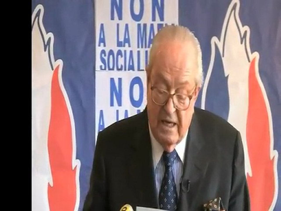 Jean-Marie Le Pen : pour le FN, "les quatre premier départements français sont en Provence-Alpes-Côte d'Azur"