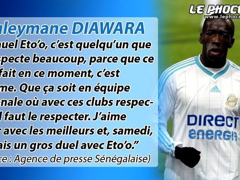 Info Chrono : Diawara défie Mbia