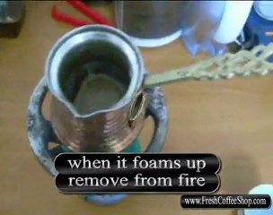 Preparing Turkish coffee - some tips
