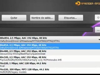 Convertir videos para moviles Motorola gratis