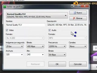Convertir videos a formato Flash
