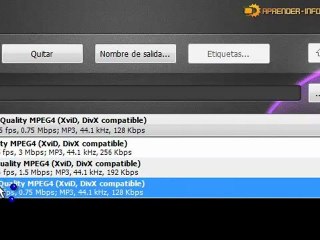 Convertir video 3GP para moviles