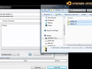 Convertir archivos de vídeo para verlos en reproductores DVD