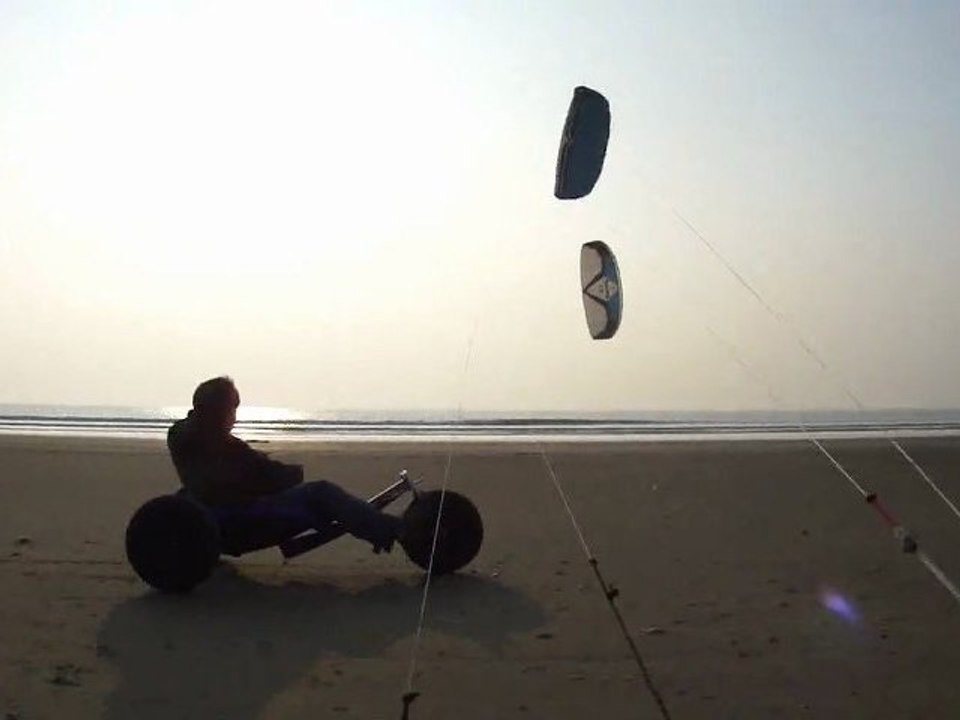 Session kite buggy - Saint Brévin - Mars 2011