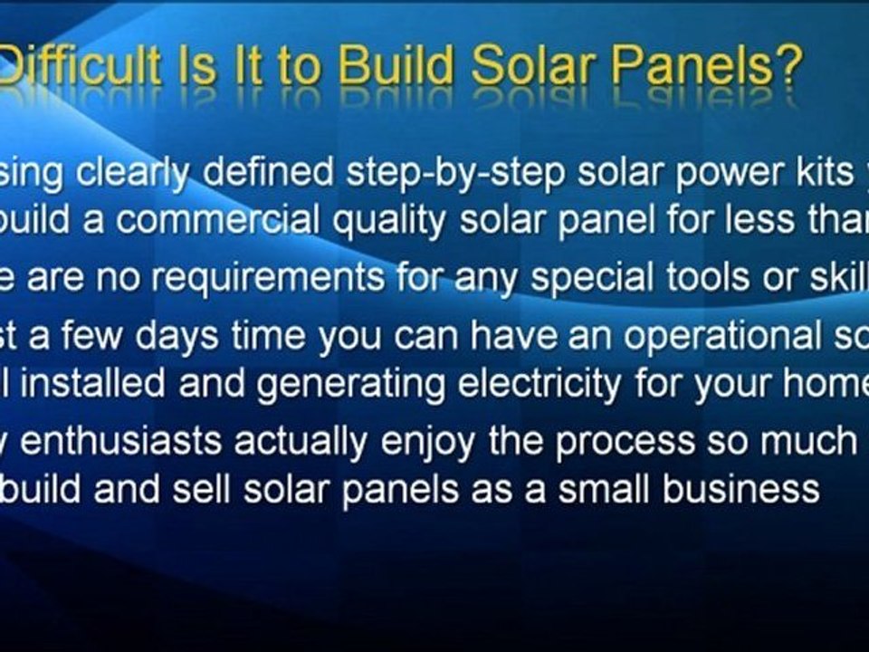 Utilize Solar Power Kits to Harness the Power of the Sun